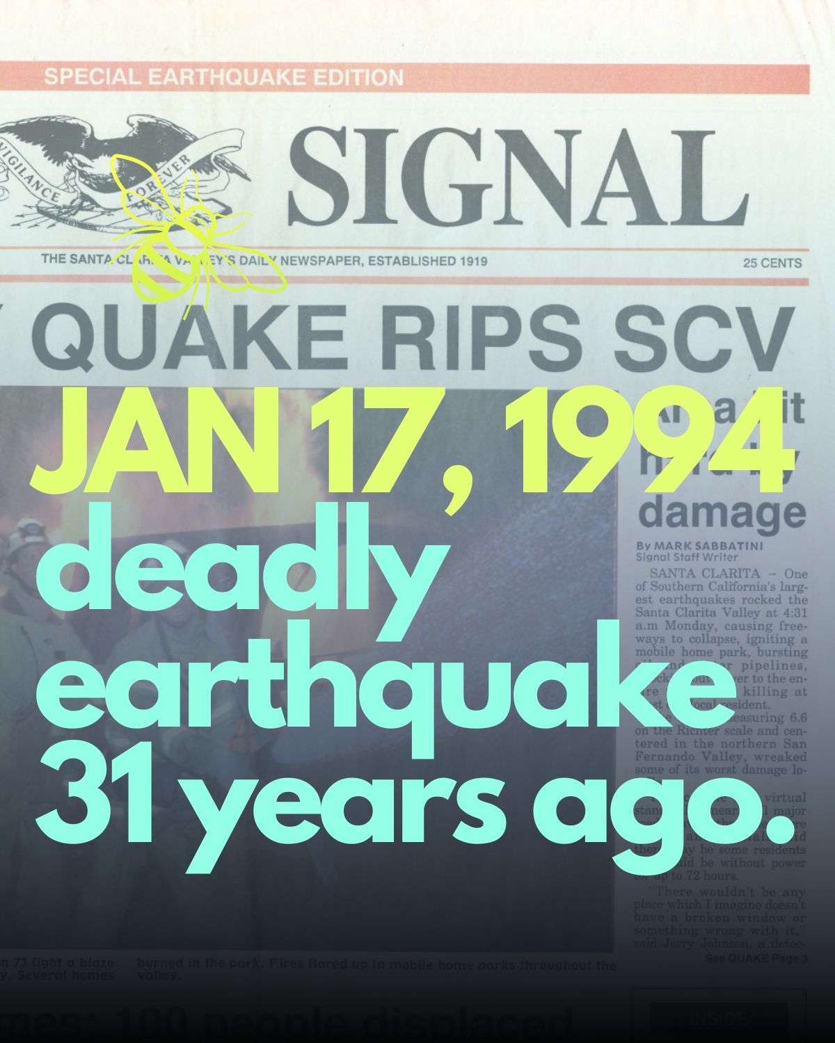 31 years ago: Jan. 17, 1994