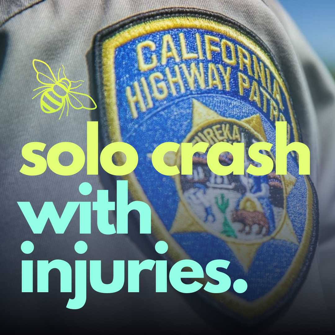 Person suffers major injuries following solo crash